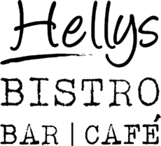 Hellys Bistro Bar Cafe Logo mono